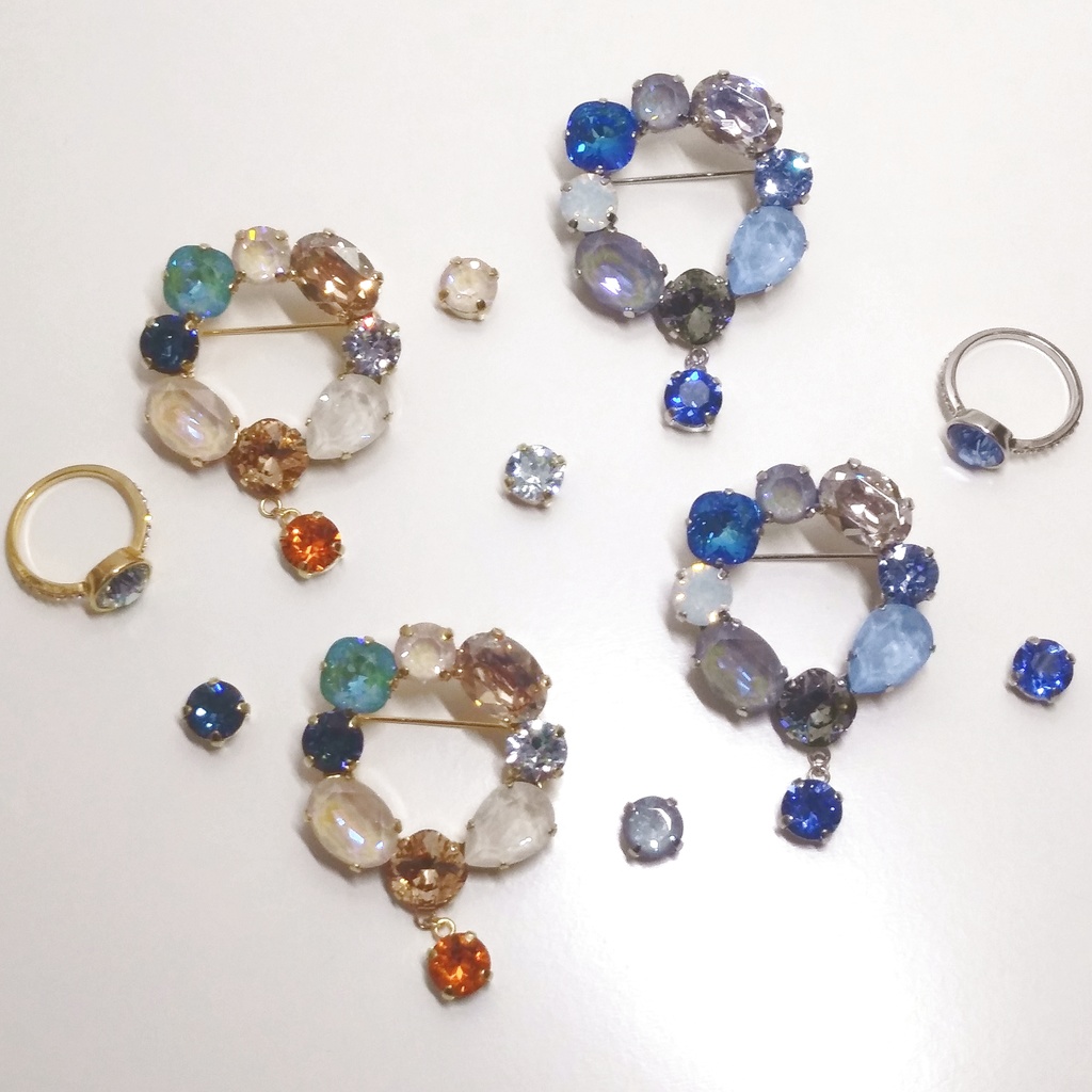 刀剣男士イメージブローチ(山姥切国広・山姥切長義)