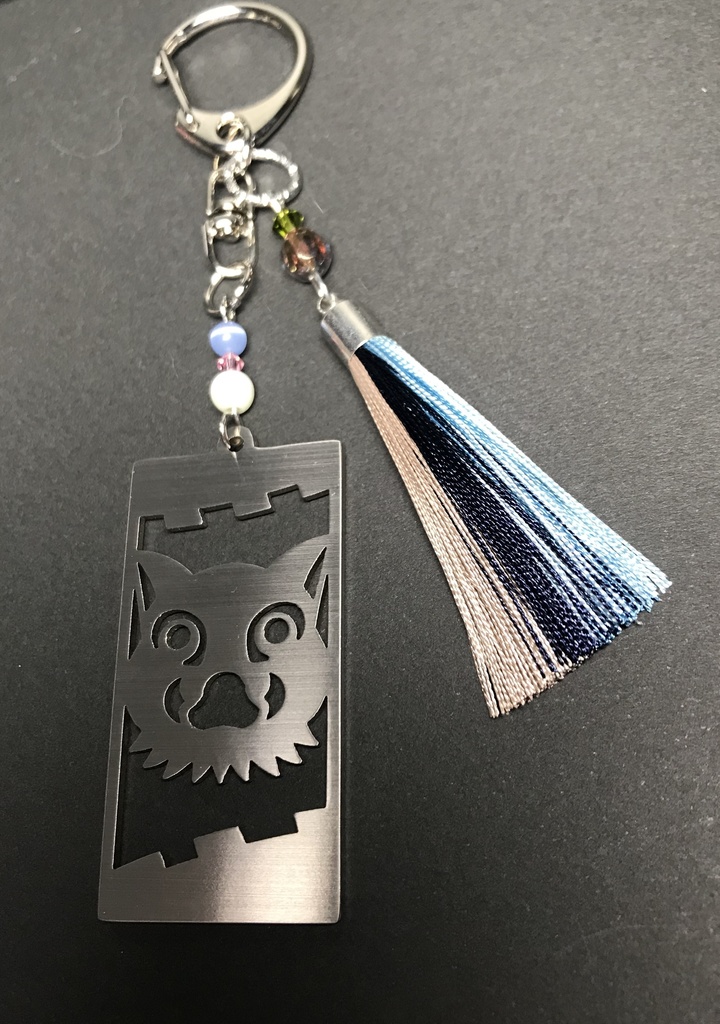 【嘴平 伊之助】 イメージキーホルダー ポストカード付き!