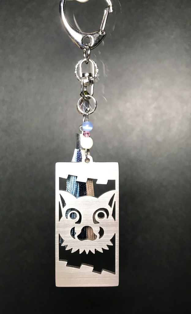 【嘴平 伊之助】 イメージキーホルダー ポストカード付き!