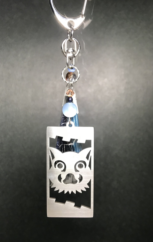 【嘴平 伊之助】 イメージキーホルダー ポストカード付き!