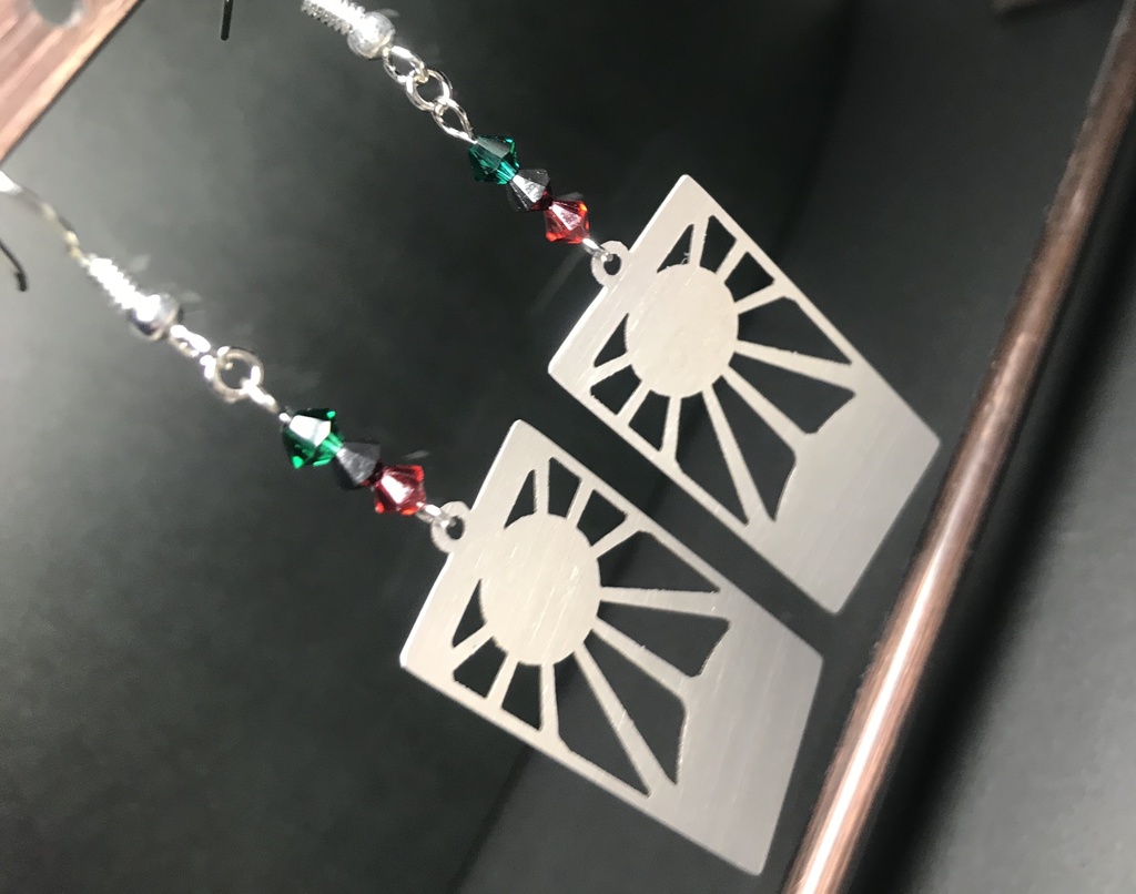 【竈門 炭治郎】イメージピアスorイヤリング ポストカード付き!