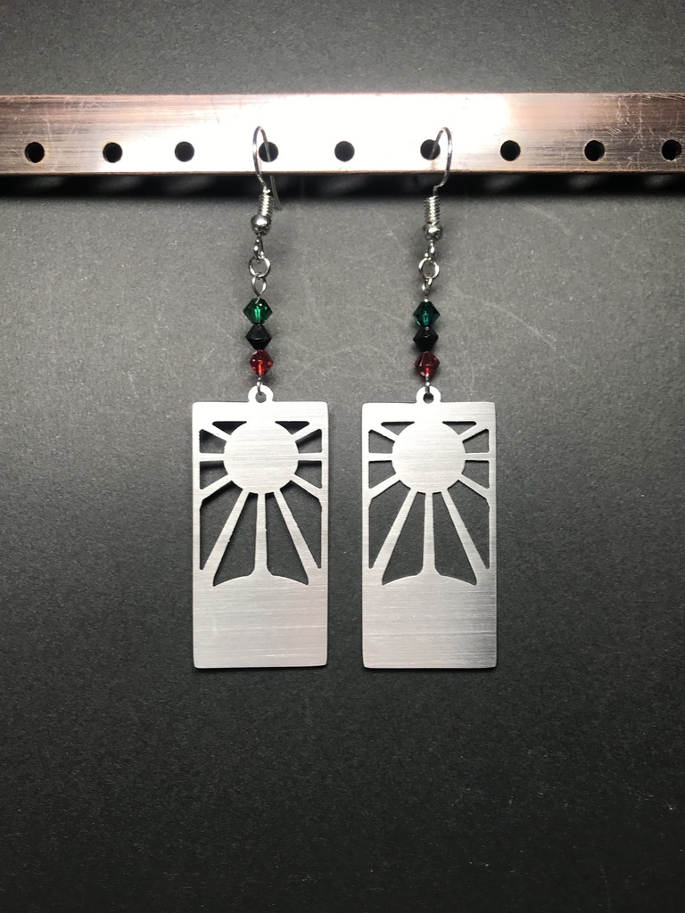 【竈門 炭治郎】イメージピアスorイヤリング ポストカード付き!