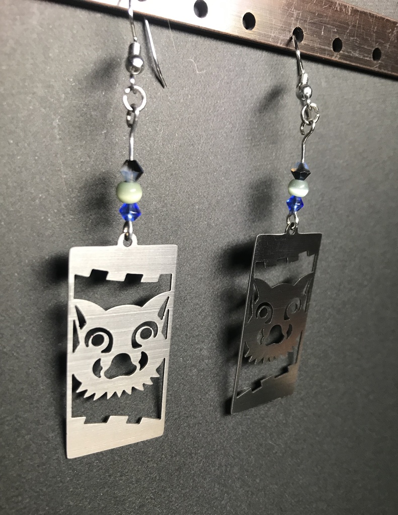 【嘴平 伊之助】イメージピアスorイヤリング ポストカード付き!