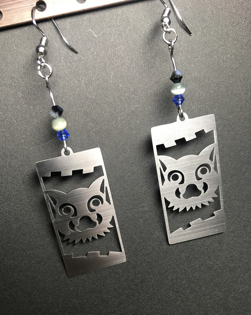 【嘴平 伊之助】イメージピアスorイヤリング ポストカード付き!