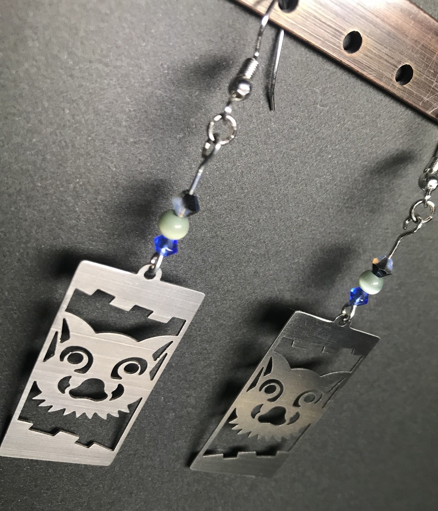 【嘴平 伊之助】イメージピアスorイヤリング ポストカード付き!