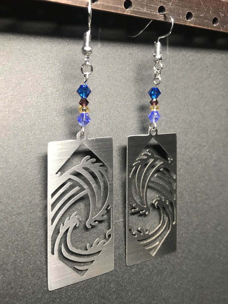 【冨岡 義勇】イメージピアスorイヤリング ポストカード付き!