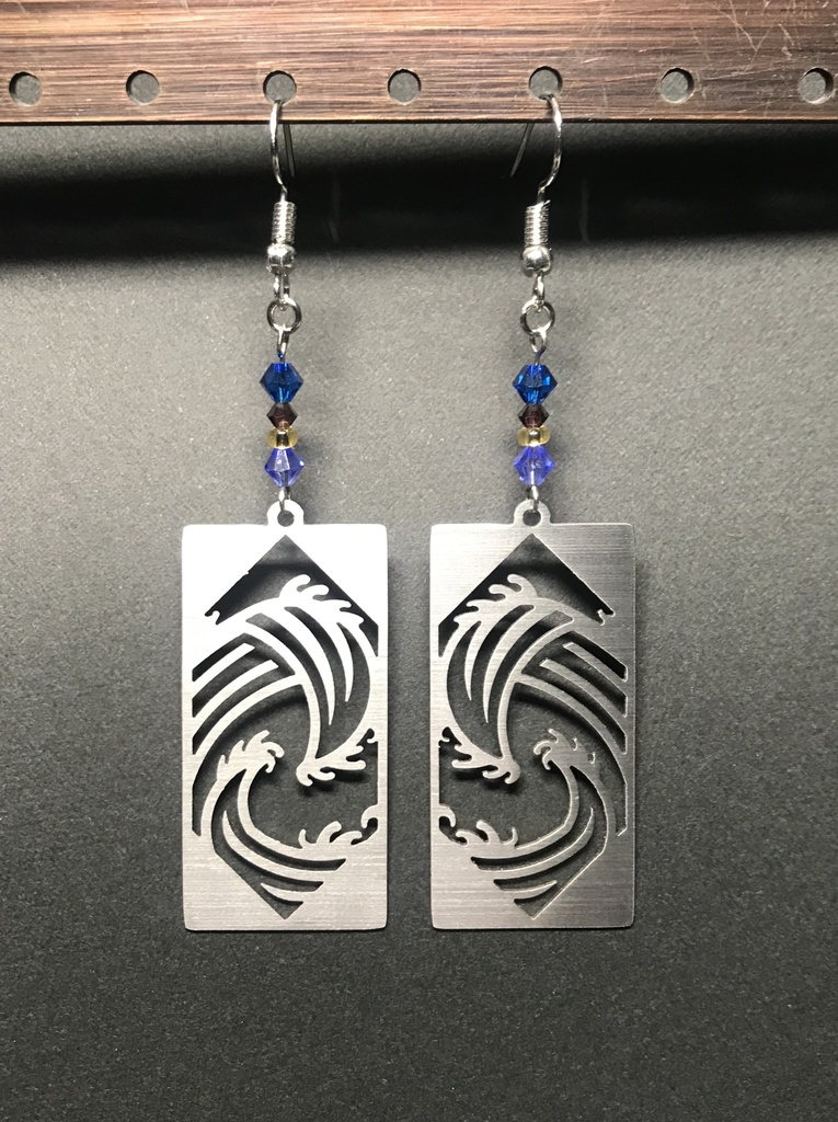 【冨岡 義勇】イメージピアスorイヤリング ポストカード付き!