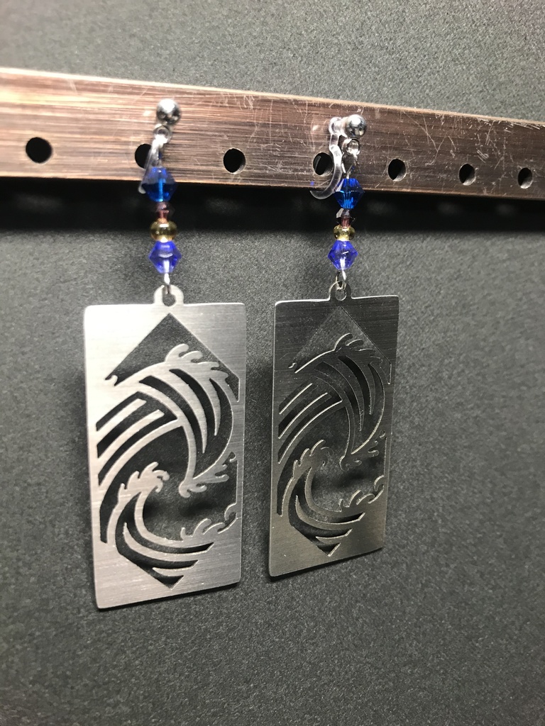 【冨岡 義勇】イメージピアスorイヤリング ポストカード付き!