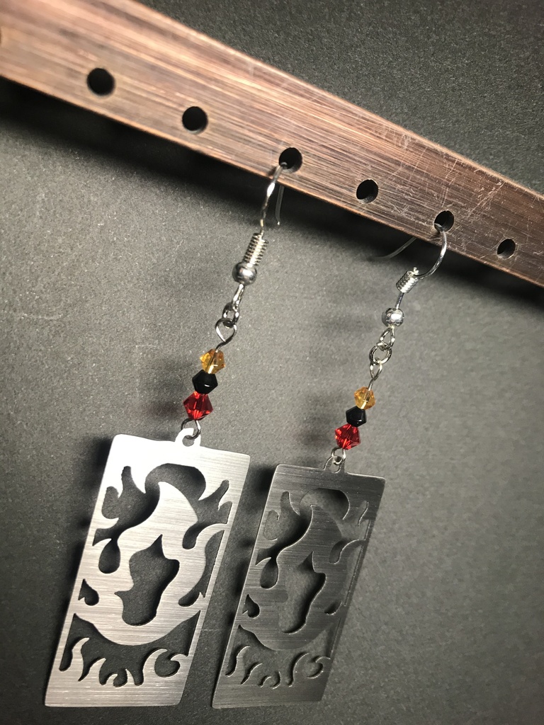 【煉獄 杏寿郎】イメージピアスorイヤリング ポストカード付き!