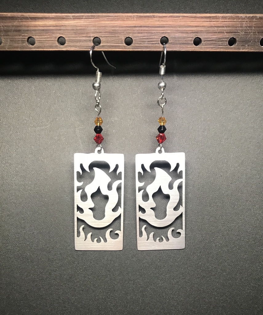 【煉獄 杏寿郎】イメージピアスorイヤリング ポストカード付き!