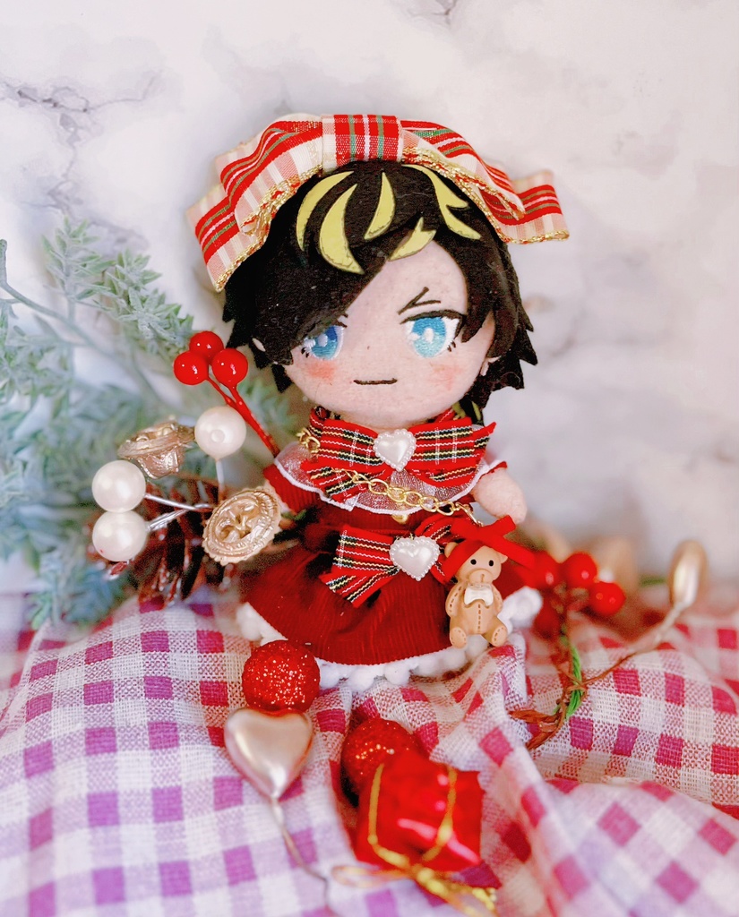 チェックリボンワンピース