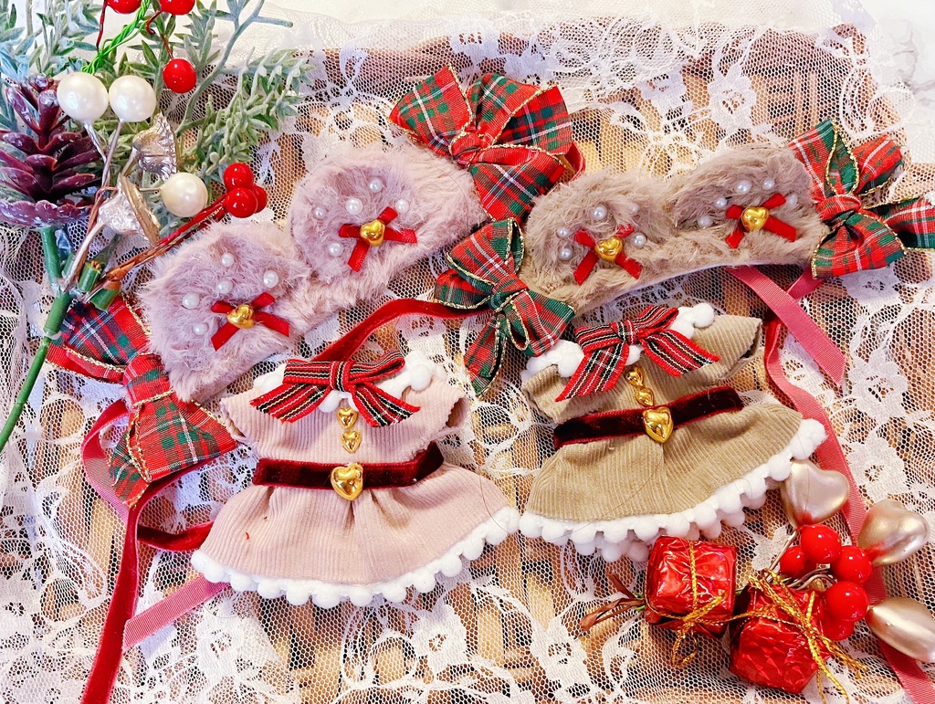 くま耳ヘッドドレス＆ワンピースセット