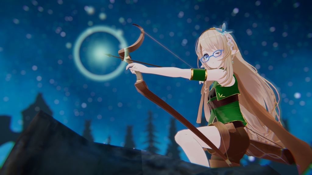 精霊樹の守護装束 & エルフィンボウ