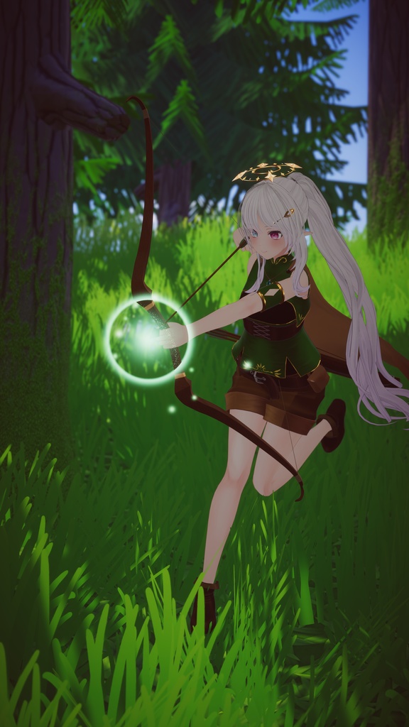 精霊樹の守護装束 & エルフィンボウ