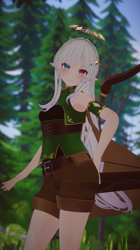 精霊樹の守護装束 & エルフィンボウ