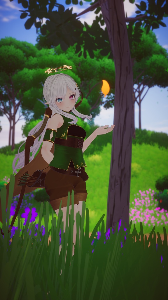 精霊樹の守護装束 & エルフィンボウ