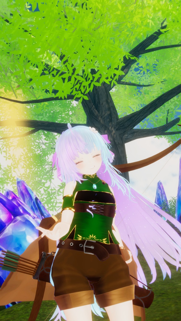 精霊樹の守護装束 & エルフィンボウ