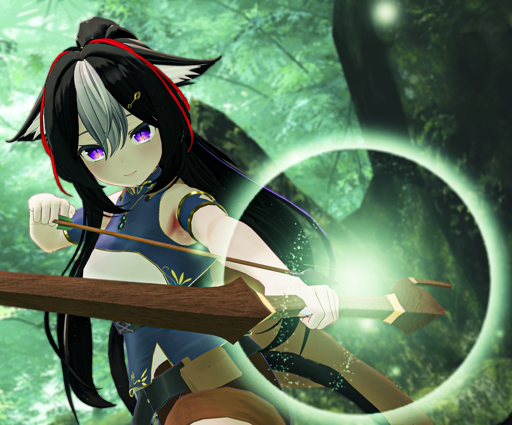 精霊樹の守護装束 & エルフィンボウ