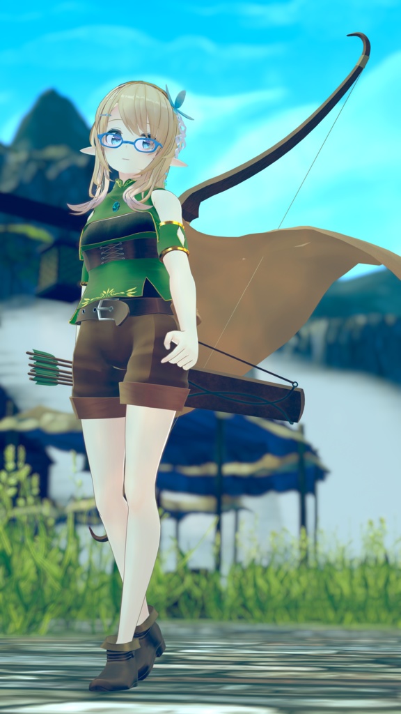 精霊樹の守護装束 & エルフィンボウ