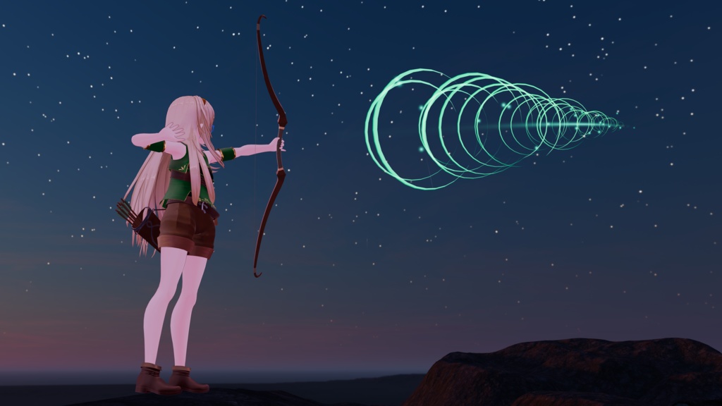 精霊樹の守護装束 & エルフィンボウ