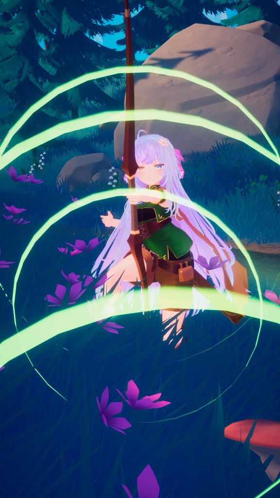 精霊樹の守護装束 & エルフィンボウ