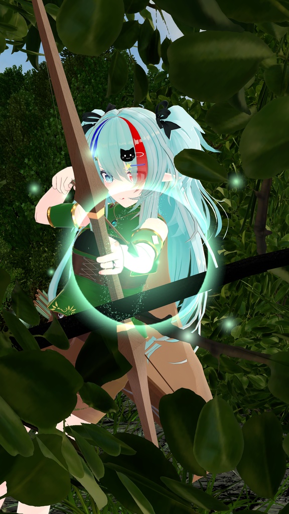 精霊樹の守護装束 & エルフィンボウ