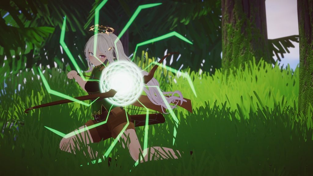 精霊樹の守護装束 & エルフィンボウ