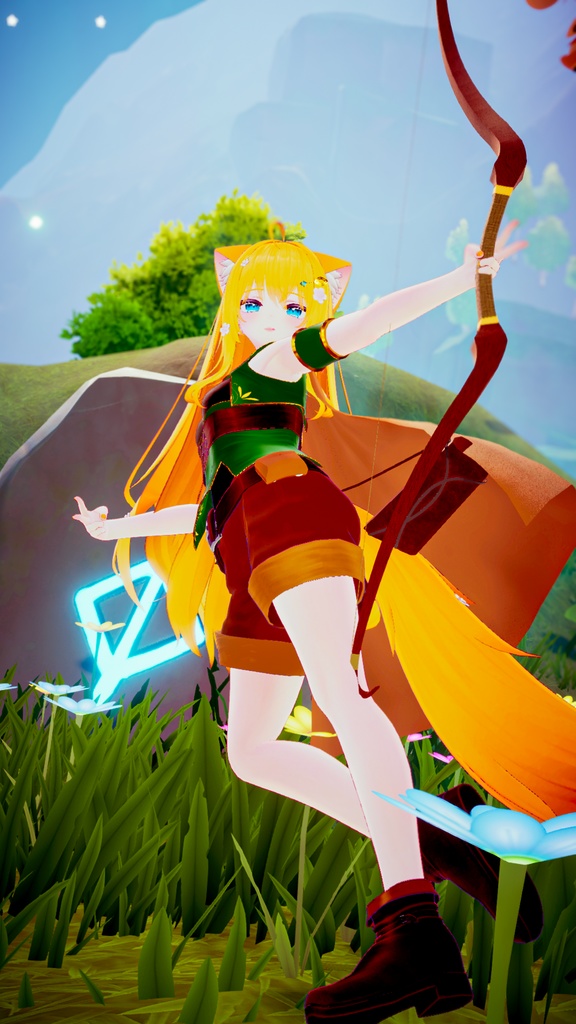 精霊樹の守護装束 & エルフィンボウ