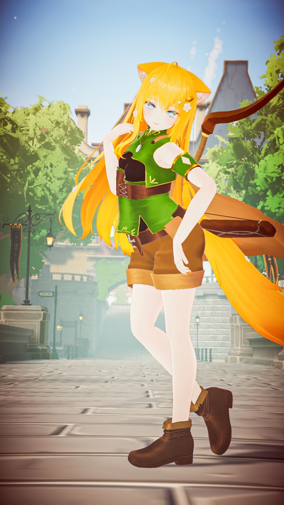 精霊樹の守護装束 & エルフィンボウ