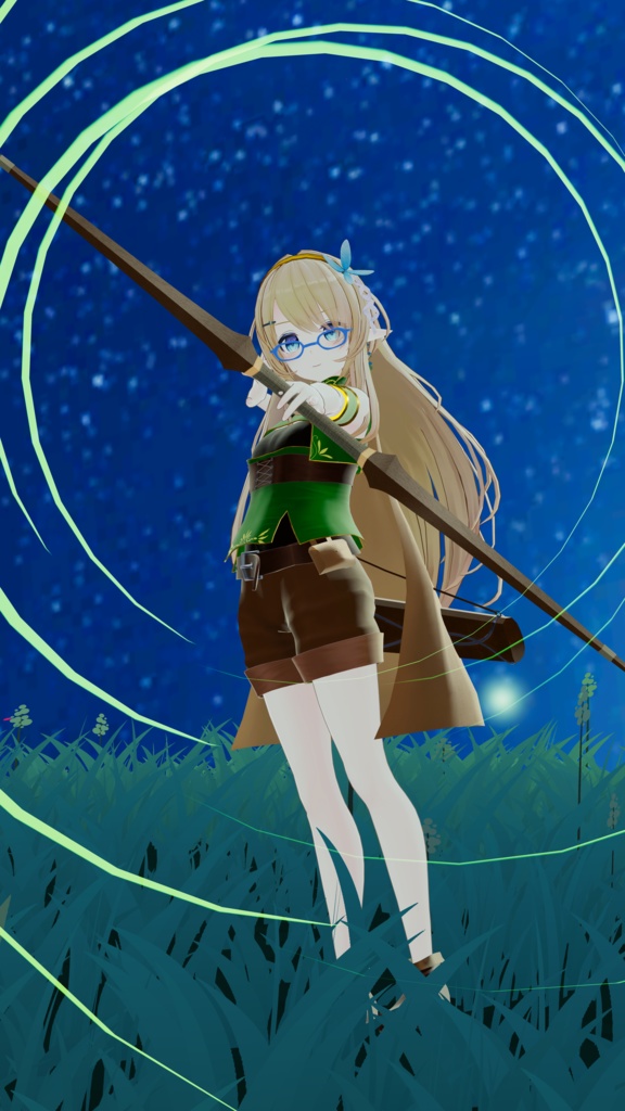 精霊樹の守護装束 & エルフィンボウ