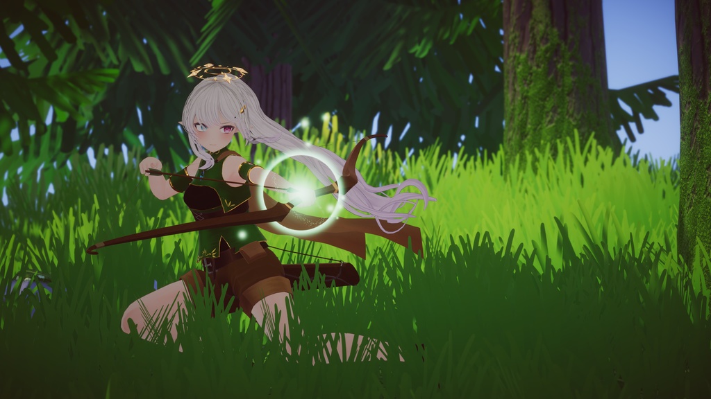 精霊樹の守護装束 & エルフィンボウ