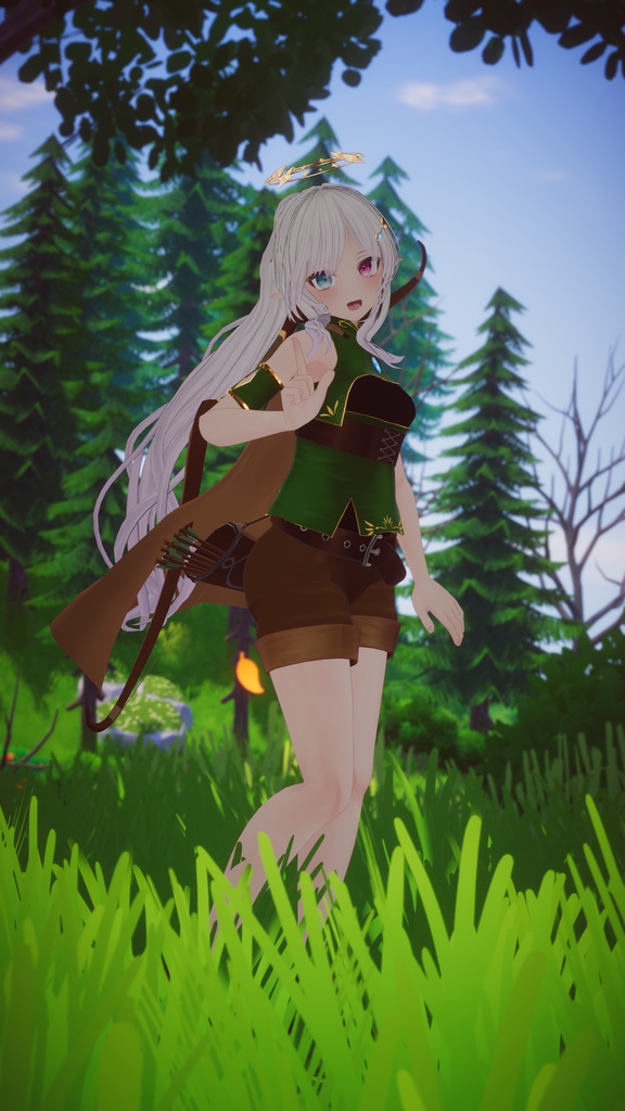 精霊樹の守護装束 & エルフィンボウ