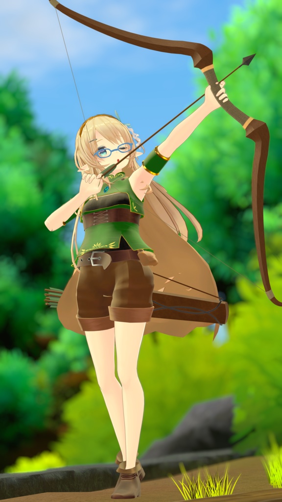 精霊樹の守護装束 & エルフィンボウ