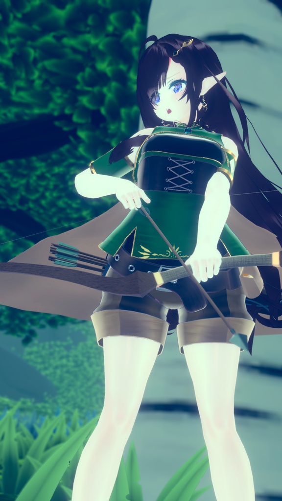 精霊樹の守護装束 & エルフィンボウ