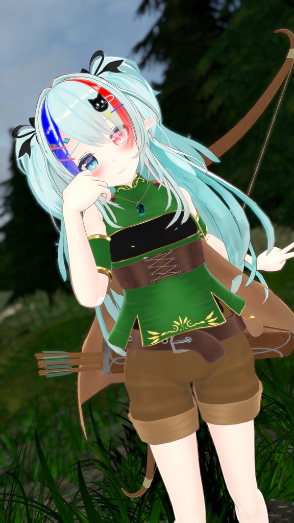 精霊樹の守護装束 & エルフィンボウ