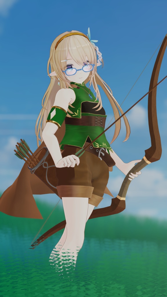 精霊樹の守護装束 & エルフィンボウ