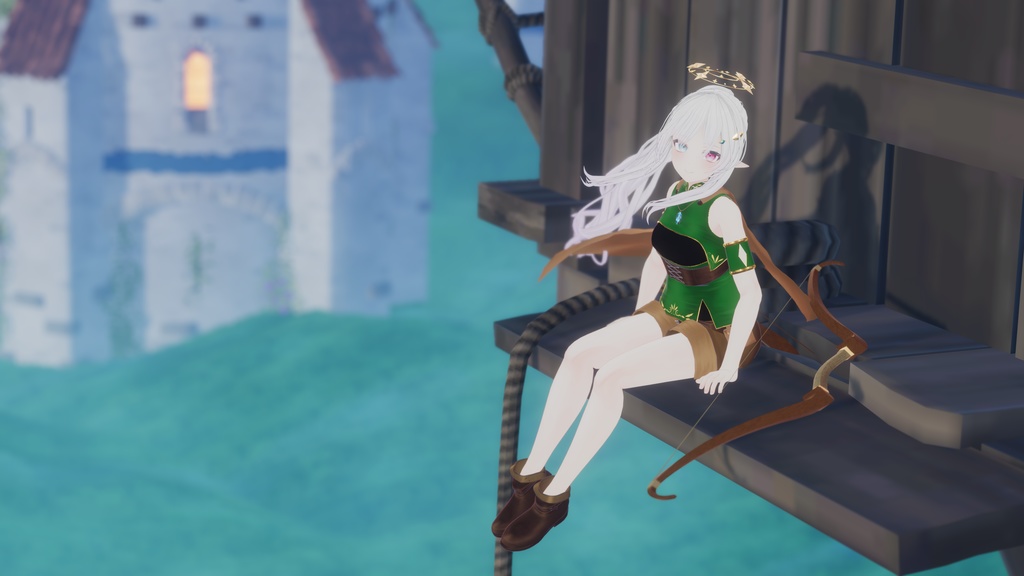 精霊樹の守護装束 & エルフィンボウ