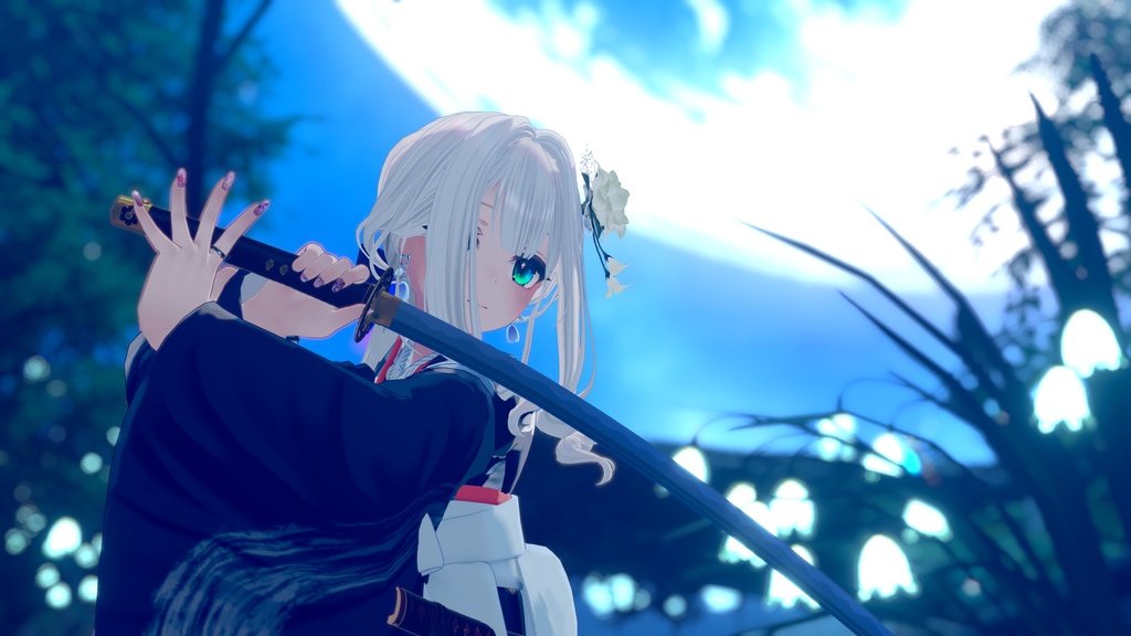 古刀 六葉 -抜刀納刀ギミック・Particle付き-