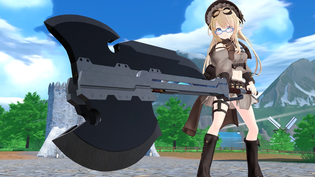 試作可変型魔工剣斧 ストレンツィア