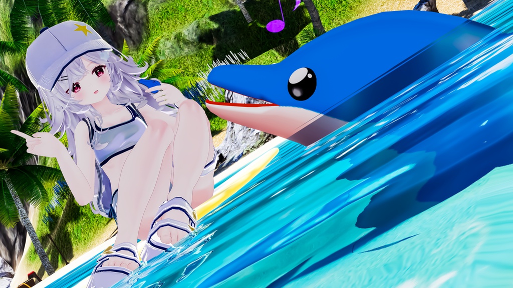【17アバター対応】イルカさんといっしょ -With the Dolphin-