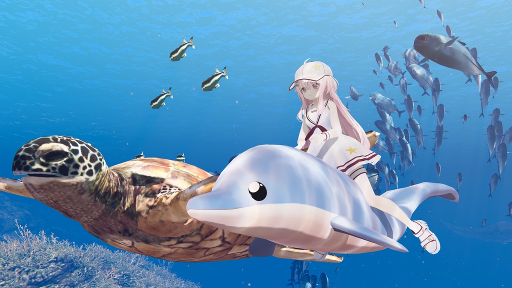 【17アバター対応】イルカさんといっしょ -With the Dolphin-