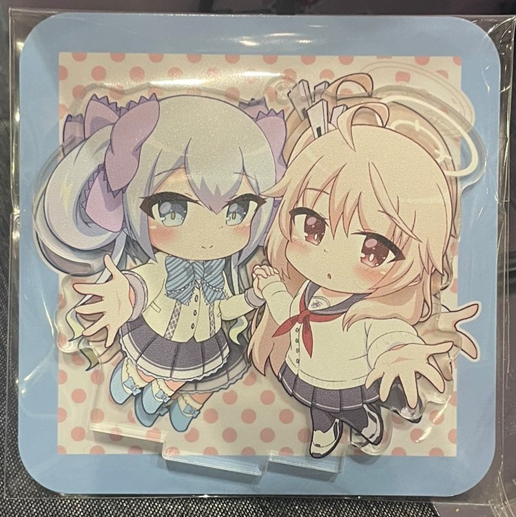 【C107新作】オンゲキ×ブルーアーカイブ　有栖×ナツ　アクリルスタンド