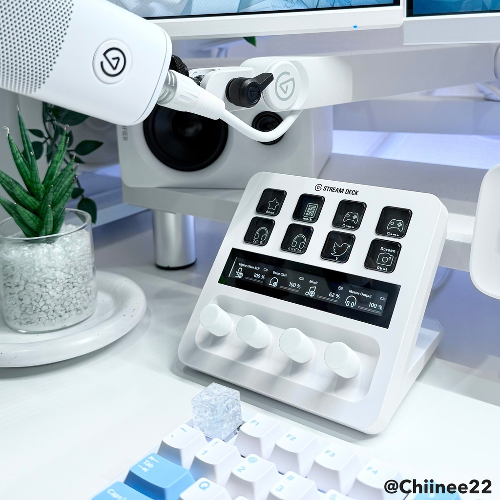 Stream Deck+専用ダイヤル「白/ホワイト」