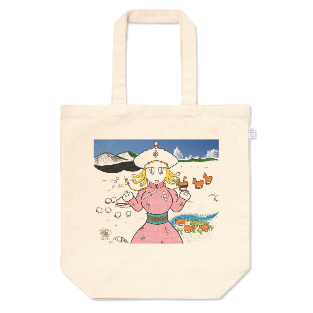 ツェツェ・グジャルガル　トートバック　Mサイズ