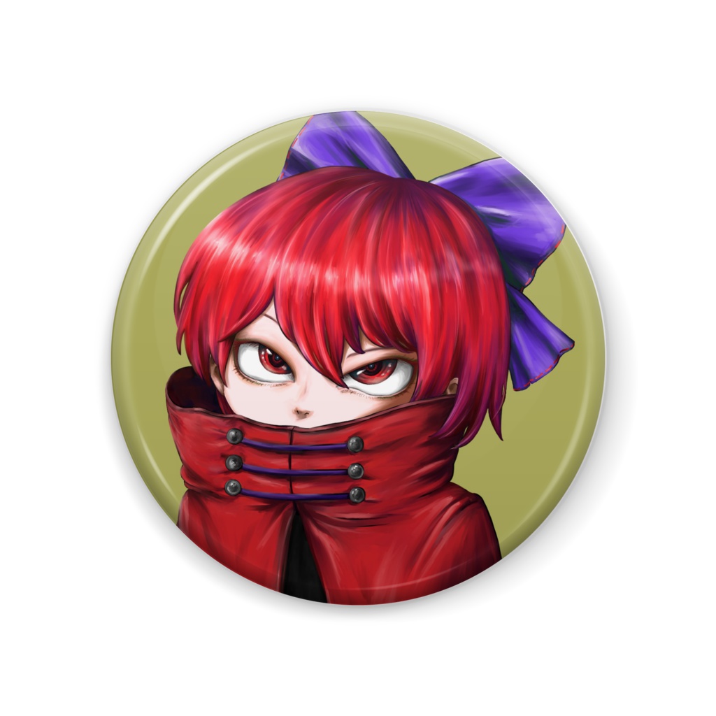 赤蛮奇 缶バッジ