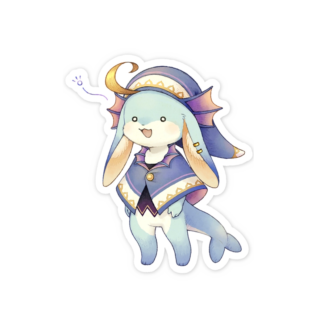 ポンうろこステッカー