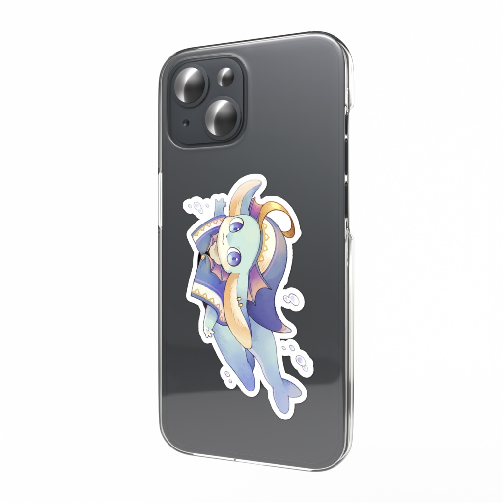 泳ぎうろこステッカー