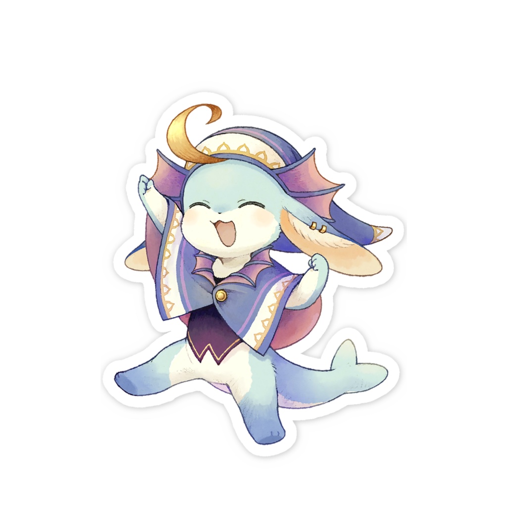 喜びうろこステッカー