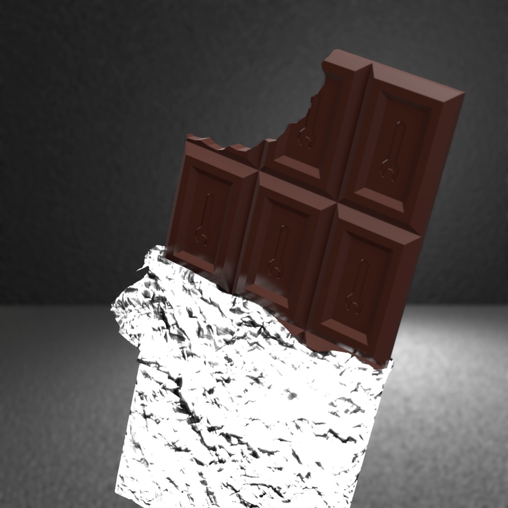 板チョコ&おまけで粒チョコ