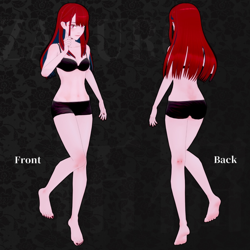 『ザクロ:柘榴』オリジナル3Dアバター/Original Avatar"ZAKURO"